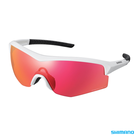 Shimano Eyewear - CE - Spark, Metallic White, Ridescape Road Lenses