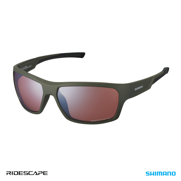 Shimano Eyewear - Ce - Pulsar, Bronze Green, Ridescape High Contrast Lenses