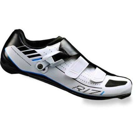 Shimano SH-R171 ROAD SHOES SIZE WHITE.    Size 47 Left, 46 Right.  MISMATCHED SET