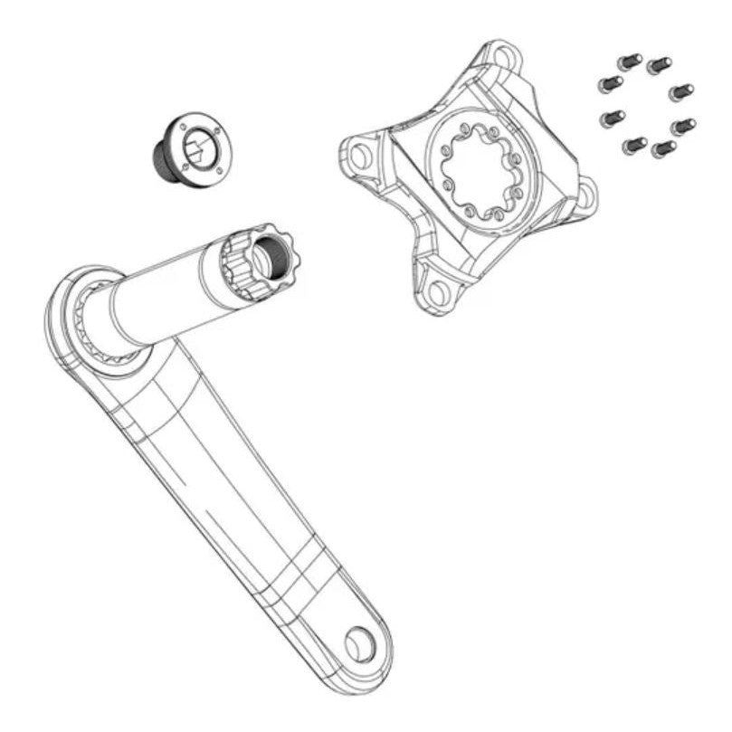 Sram Crank Bolt - SELF-EXTR M15/M22 GXP