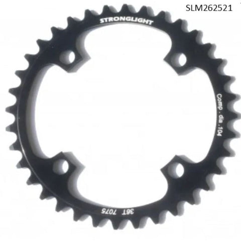 Stronglight CHAINRING - MTB "STRONGLIGHT", 36T, 7075 SINGLE RING - 104mm BCD for 4H 9 Speed BK