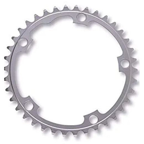 Stronglight CHAINRING - ROAD "STRONGLIGHT", 42T, 5083 Silver - 130mm BCD, 5 Hole for 9/10 Spd