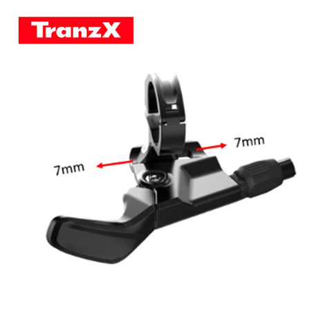 TRANZX Dropper Lever - Multi Position Ergonomic - Alloy1x Design - 22.2mm Clamp