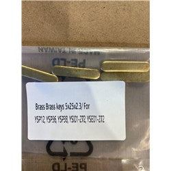 TRANZX Replacement Brass Key - 5 x 25 x 2.3 - YSP12 / 36 / 38 - YSI01-272 YSE01  Dropper Post