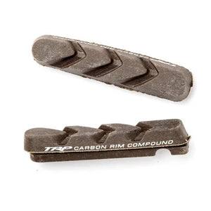 TRP High Performance Road and Cyclocross Brake Pads for Carbon Rims (Pair) Brick Red