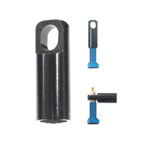 Tool Cap for Presta Valve removal, Black - Sold in Pairs