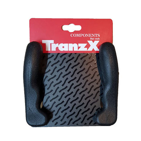 TranzX Bar Ends, Top , alloy inside, kraton rubber outside