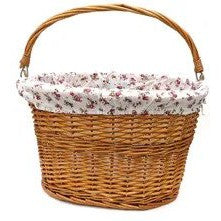 Tsai Yarn BASKET - Front, Wicker, Q/R, With Handle, 400mm x 300mm x 420mm