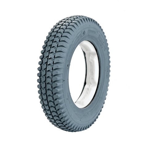 Tyre 3.00-8 Grey Solid Foam Filled. CST. C248 - Castellated