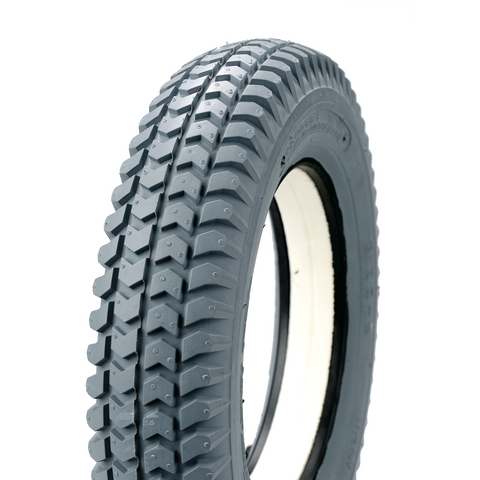 Tyre 3.00-8 Grey Solid Foam Filled. CST. Tread C-248