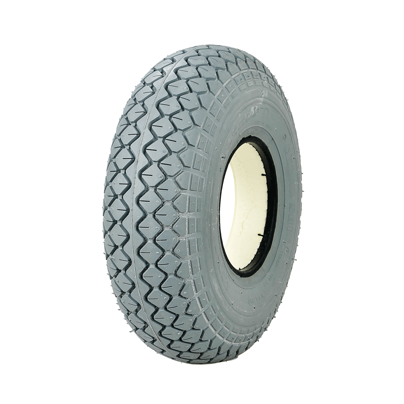 Tyre 4.00-5 Grey Solid Foam Filled. CST. Tread C-154