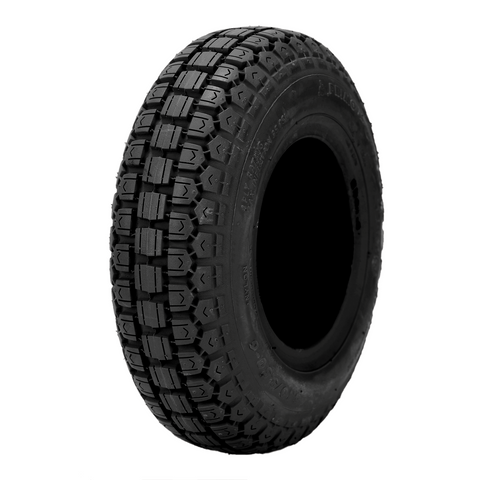 Tyre 4.10/3.50-6 Black Solid Foam Filled. CST. Tread C-168G