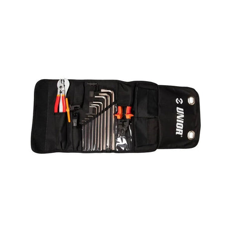 Unior BMX tool roll set inc 16 tools - 629349 - Perfect for BMX - Professional Bicycle tools,
