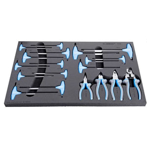 Unior Bike tool set in SOS tool tray / 19 tools 627178