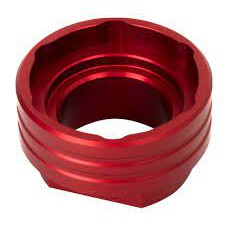 Unior - Bottom Bracket Socket - E13 chainring/spider lockring and cassette lockring tool - Anodized Red - 629358