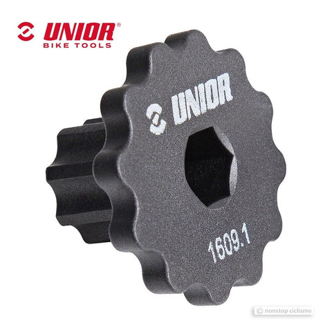 Unior Crank cap tool, Works on Shimano Hollowtech II cranks. 627017