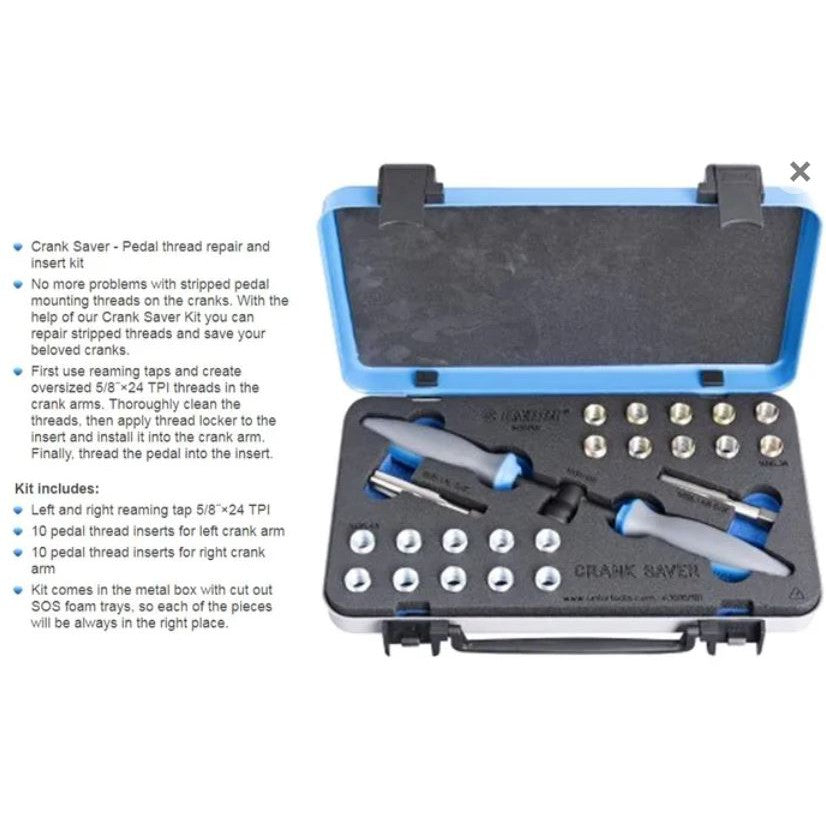 Unior Pedal tap & Crank Saver Kit - 1695MB1, item code: 626979 Professional Bicycle Tools,