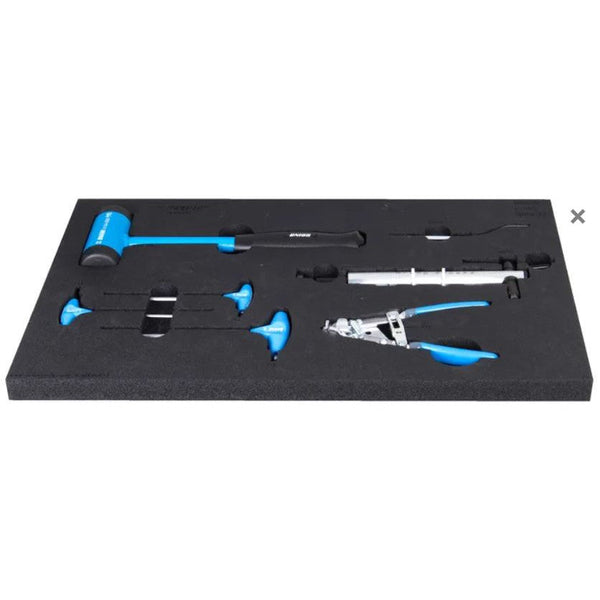 Unior Professional Mechanic Tool Carriage - 625950 - 8 Drawers - Containing a curated selection of the most used tools, 154 pieces - Dimensions 800 x 440 x 923mm