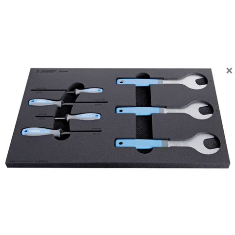 Unior Professional Tools Tray, 7 Piece, Bike Tool Set in SOS Tool Tray, bicycle tools 627166