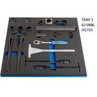 Unior Professional Tray for Master Workbench - Tray 1 inc 15 bicycle tools 625486 56 x 58,