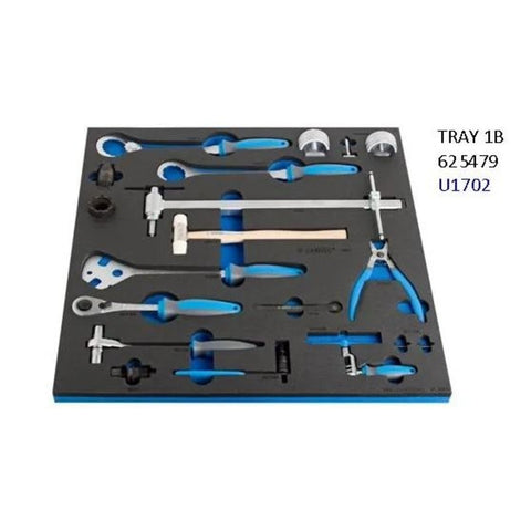 Unior Professional Tray for Master Workbench - Tray 1B inc 17 bicycle tools 625479 56 x 58