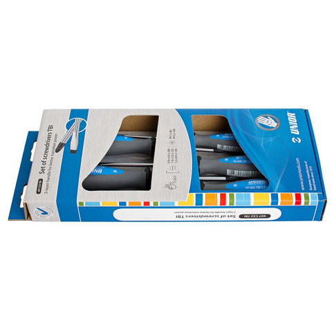 Unior Screwdriver BoxSet, 3 x Flathead & 2 x Crosstip/Philips 611985