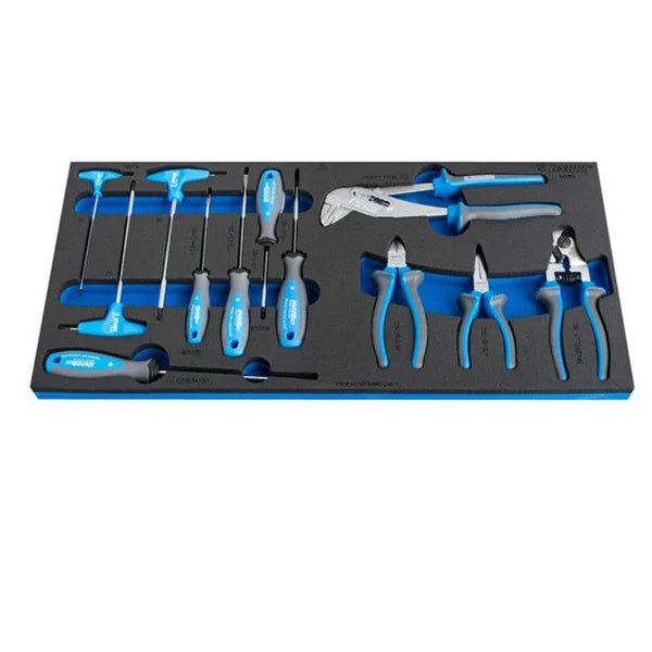 Unior Set of Tools 68pcs "Shop in a Box Set" - 5 Trays in High End Tool Chest - 624096 Professional Bicycle tools,