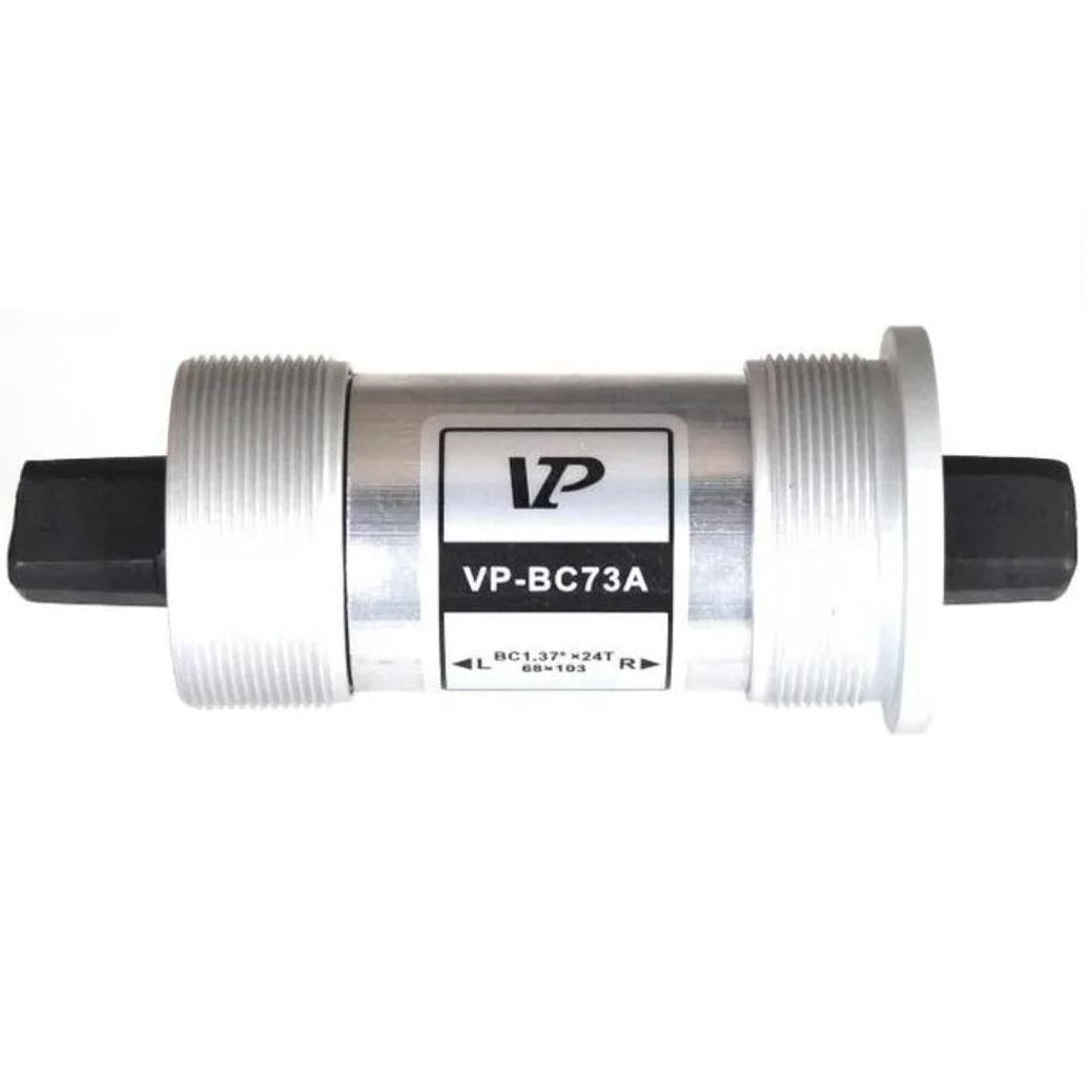 VP Bottom Bracket Cartridge, 122.5mm Threaded 68mm shell, Alloy Sheath & Cup 'VP' Brand