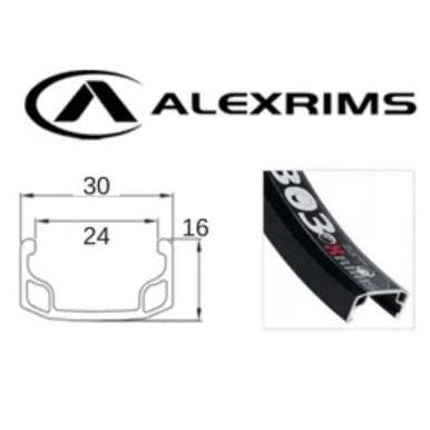 WHEEL 20" Alex G303 S/w Silver Alloy Rim , Chrome Steel Coaster Hub , Silver Mach 1 Spokes, REAR (Matching Front 94455)