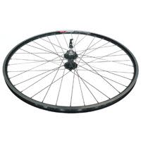 WHEEL - 29er Alex DM21 D/w 36H F/v Eyeletted M/e Black Rim, 8/10 SPEED Q/R (135mm OLD) 6 Bolt Disc Loose Ball Joytech Black Hub, Mach1 BLACK Spokes