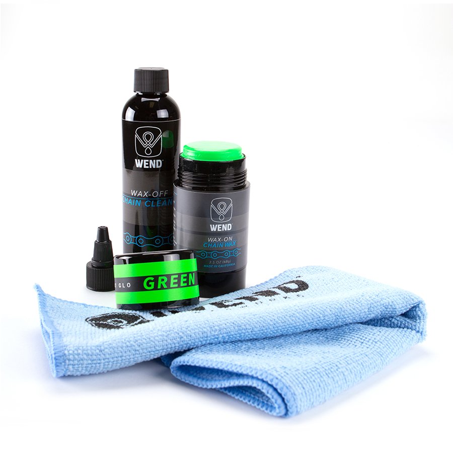 Wend Chain Wax Kit (Wax/Cleaner/Towel)