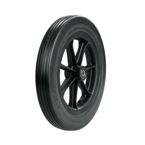 Wheel 12-1/2X1.50 Primo With Solid PU Tyre, Black