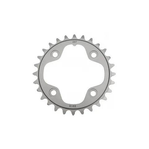 XX Chain Ring 28 Tooth S1 80 BCD 4 Bolt Alloy Tusten Grey