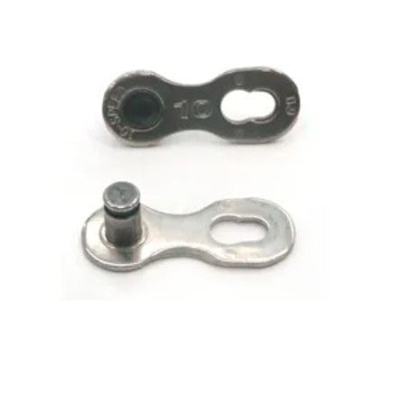 YBN CHAIN CONNECTOR - Missing Link, 10 Speed, 6.35mm, SILVER (Sold Individually)