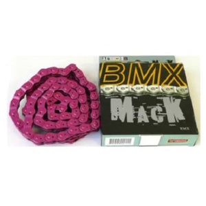 YBN CHAIN - Half Link, 1/2 x 1/8 x 102L, Reinforced Top Plate & Solid Pins, PINK (YBN MK-918)